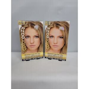 Color Eazy Cream Hair Color #10 Lightest BLONDE exp 4/5/20‎ new in box 2 Boxes